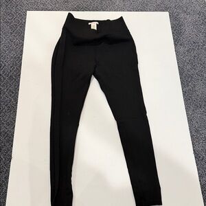 Matty M Black High-Waist Ponte Leggings